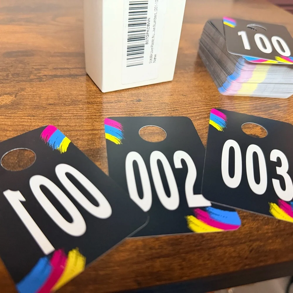 Colorful Numbered Tags Set 1-100 Hangers Online Sales - Picture 3 of 4